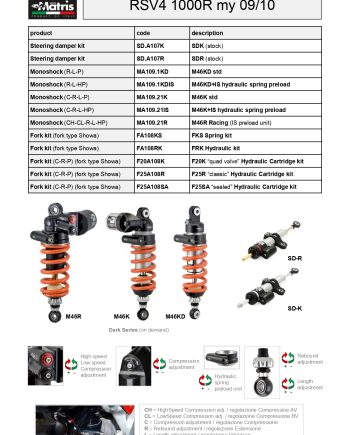 RSV4 1000R 09-10