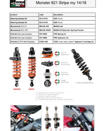 Monster 821 Stripe 14-18