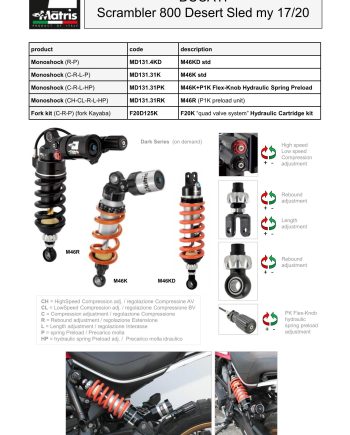 Scrambler 800 Desert Sled 17-20