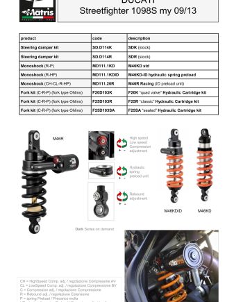 Streetfighter 1098S 09-13