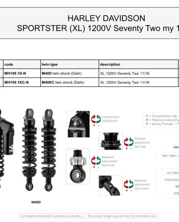 Sportster (XL) 1200V Seventy Two 11-16