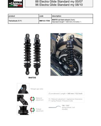 Touring (FLHT) 88-96 Electra Glide Standard (00-10)