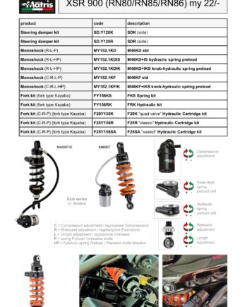 XSR 900 22-
