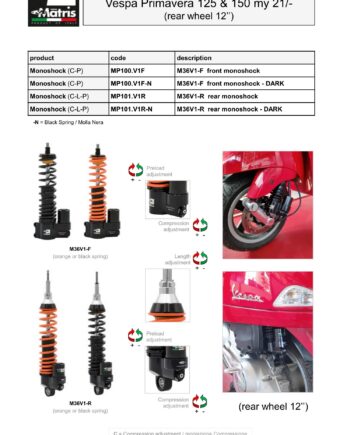 Vespa Primavera 125 & 150 21-