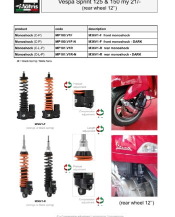 Vespa Sprint 125 & 150 21-
