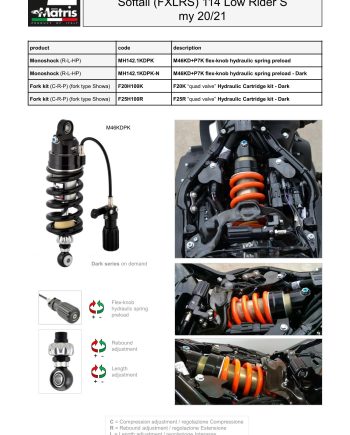 Softail (FXLRS) 114 Low Rider S (20-21)