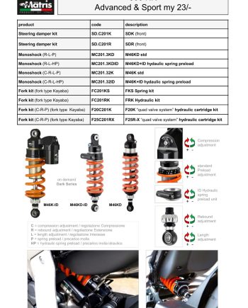 800 NK Advanced & Sport 23/-