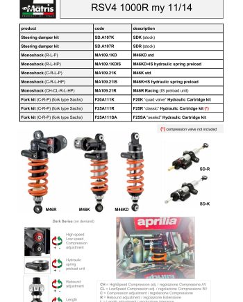 RSV4 1000R (11-14)