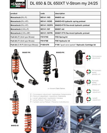 DL 650 & DL 650XT VStrom (24-25)